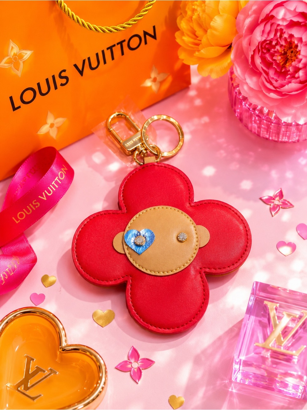 Flower bag Charm